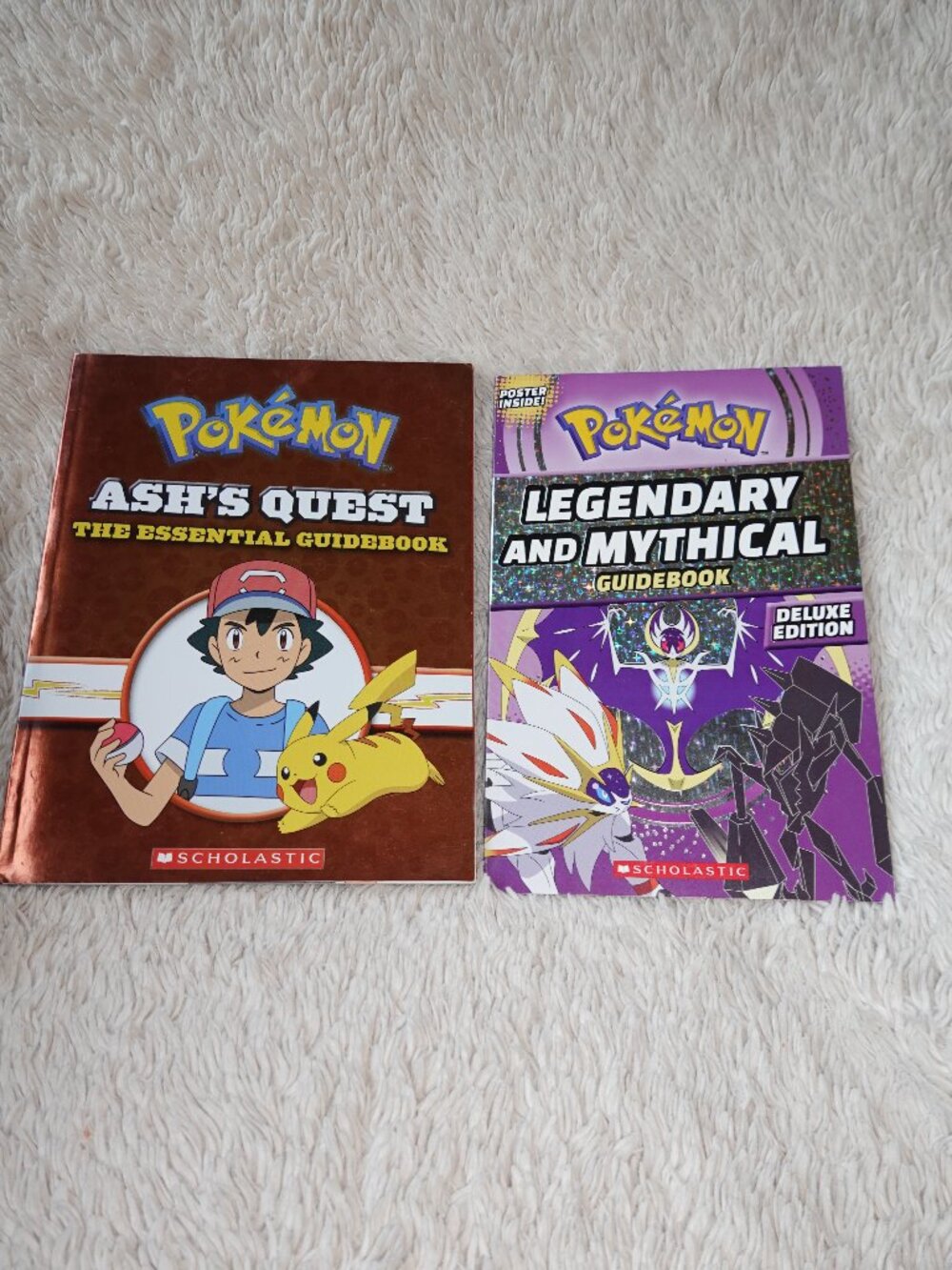 2 Pokemon Books: Ash's Quest: The Essential Guidebook & Legendary and Mythical